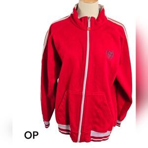 OP Ocean Pacific Vintage Red Track Jacket